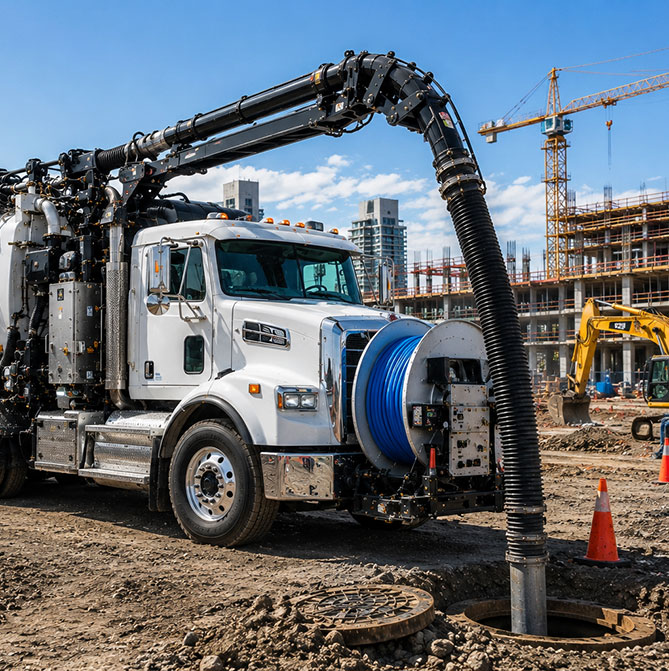 Vac-truck services for dewatering